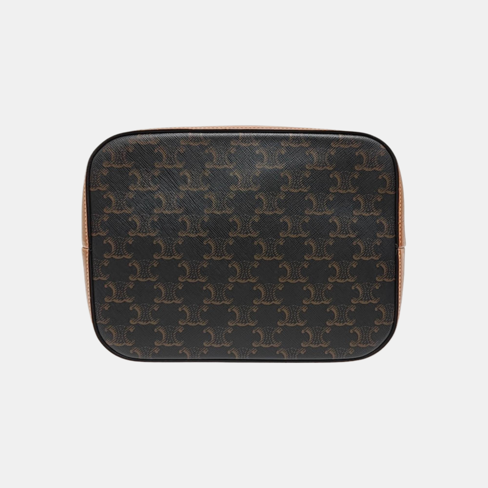 TRIOMPHE CANVAS Medium Coated Canvas Brown