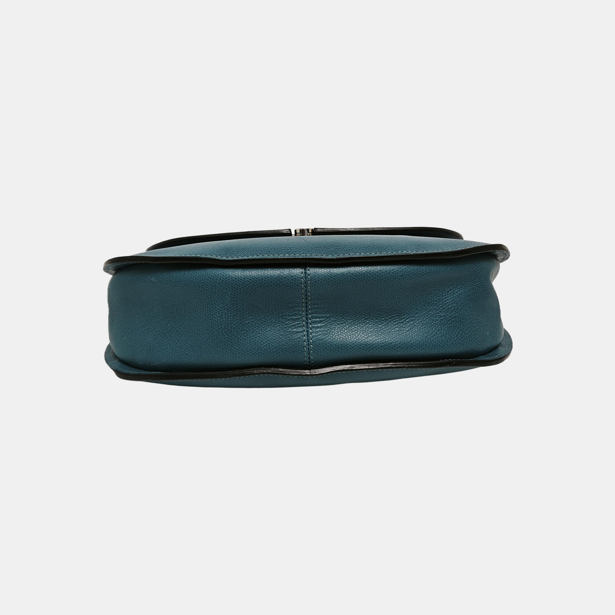 Calfskin Shoulder Bag Blue