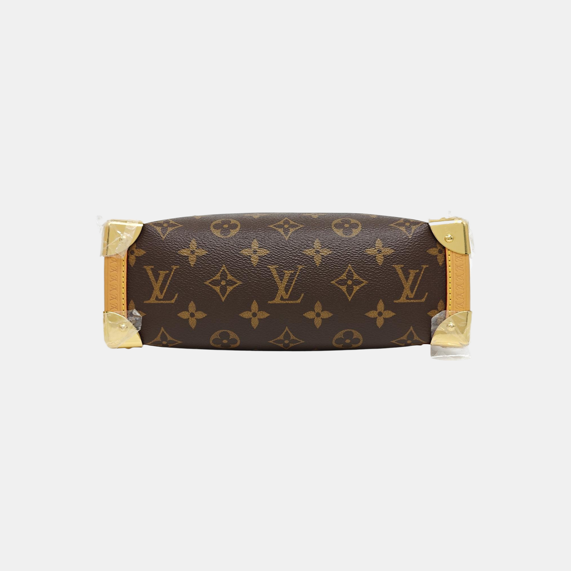 SIDE TRUNK MM Monogram Coated Canvas Brown