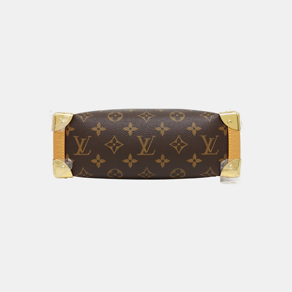 SIDE TRUNK MM Monogram Coated Canvas Brown