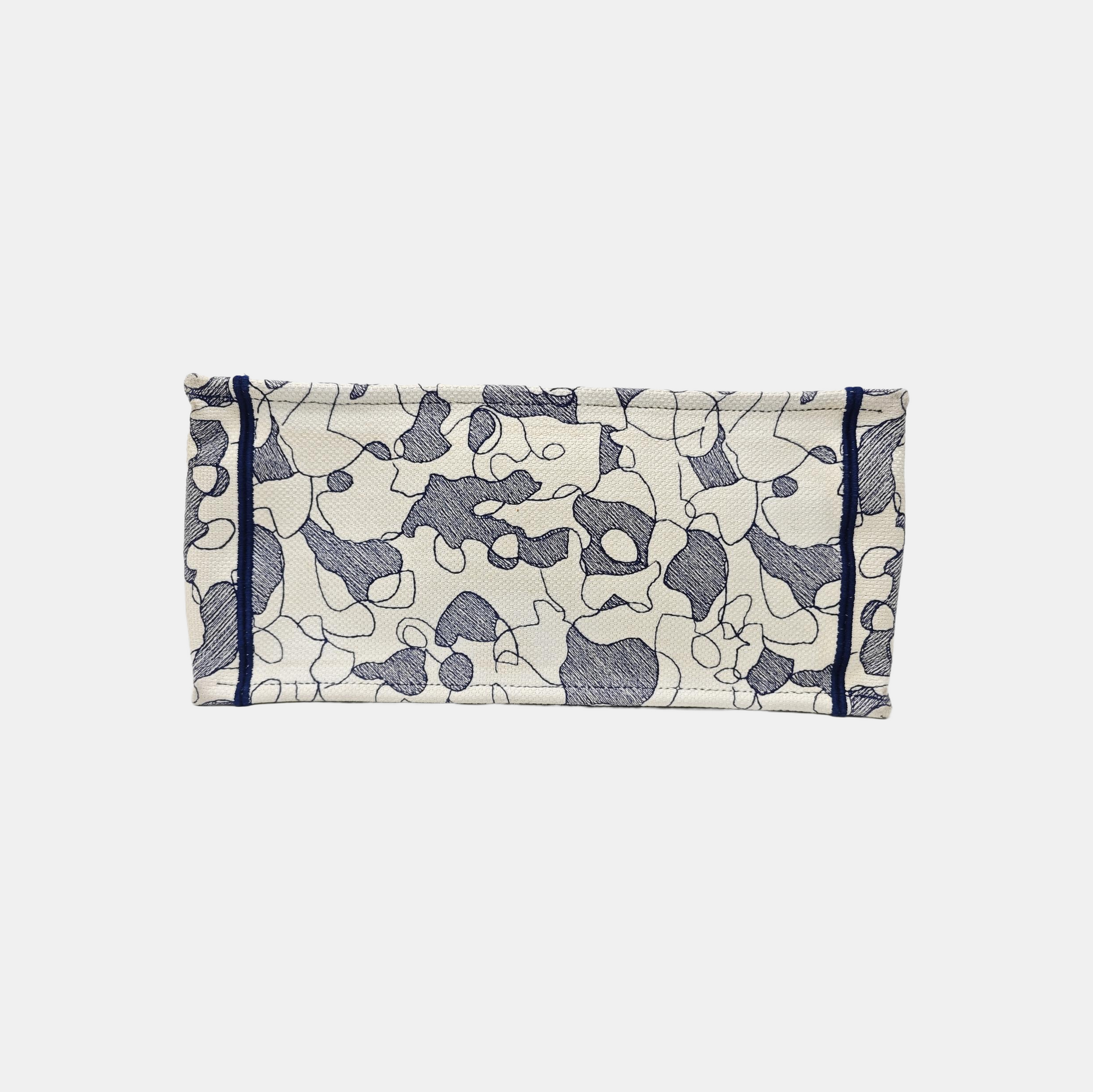 Book Tote Medium Canvas Blue