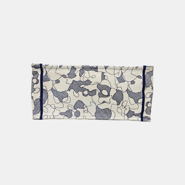 Book Tote Medium Canvas Blue