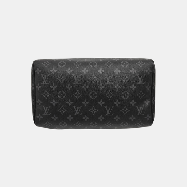 Monogram Coated Canvas Shoulder Bag Black