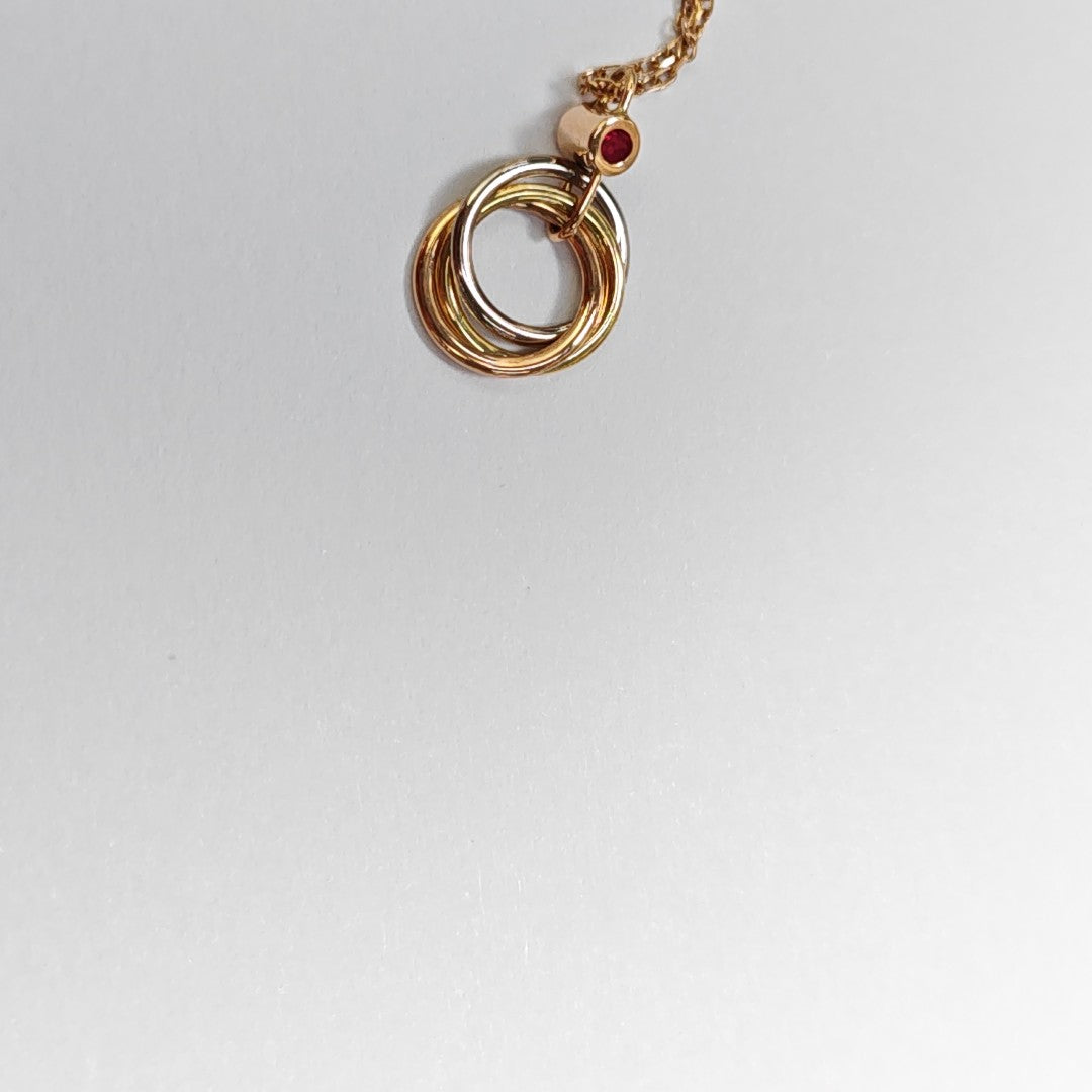 TRINITY 18k Rose Gold Necklace