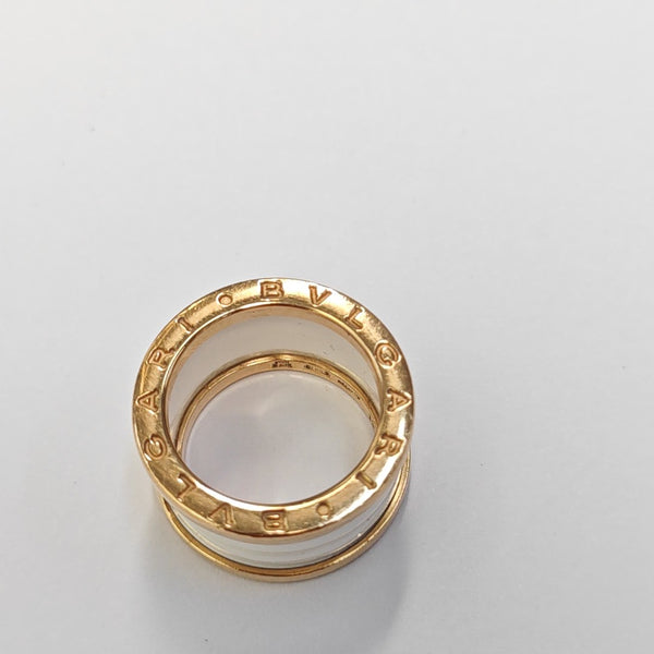 B.ZERO1 18k Rose Gold Ring EU 51