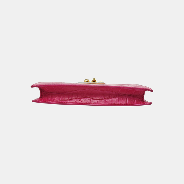 Calfskin Clutch Red