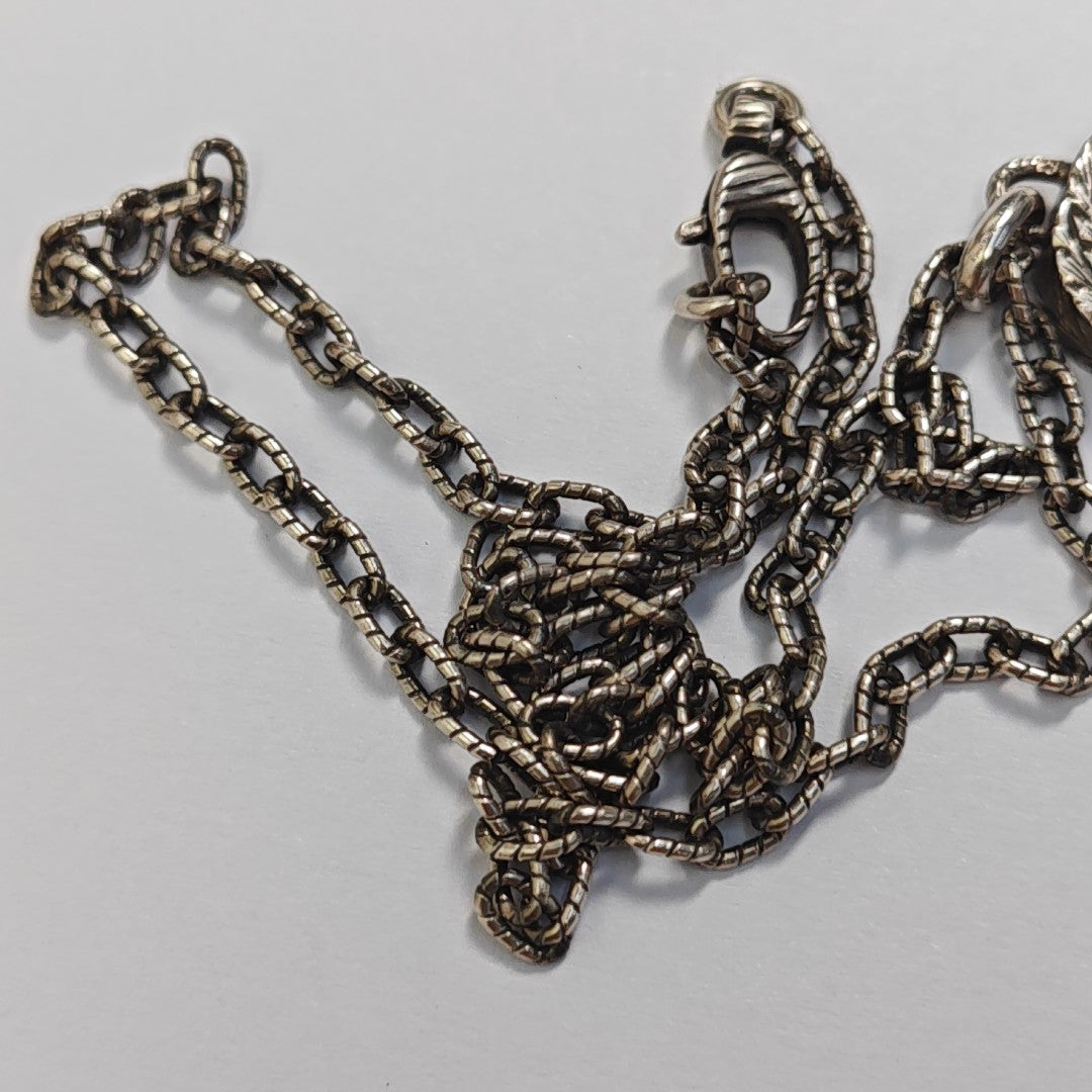 Interlocking G 925 Sterling Silver Necklace