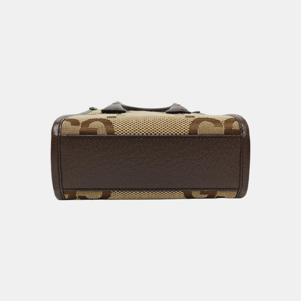 Jumbo Mini Monogram Canvas Beige