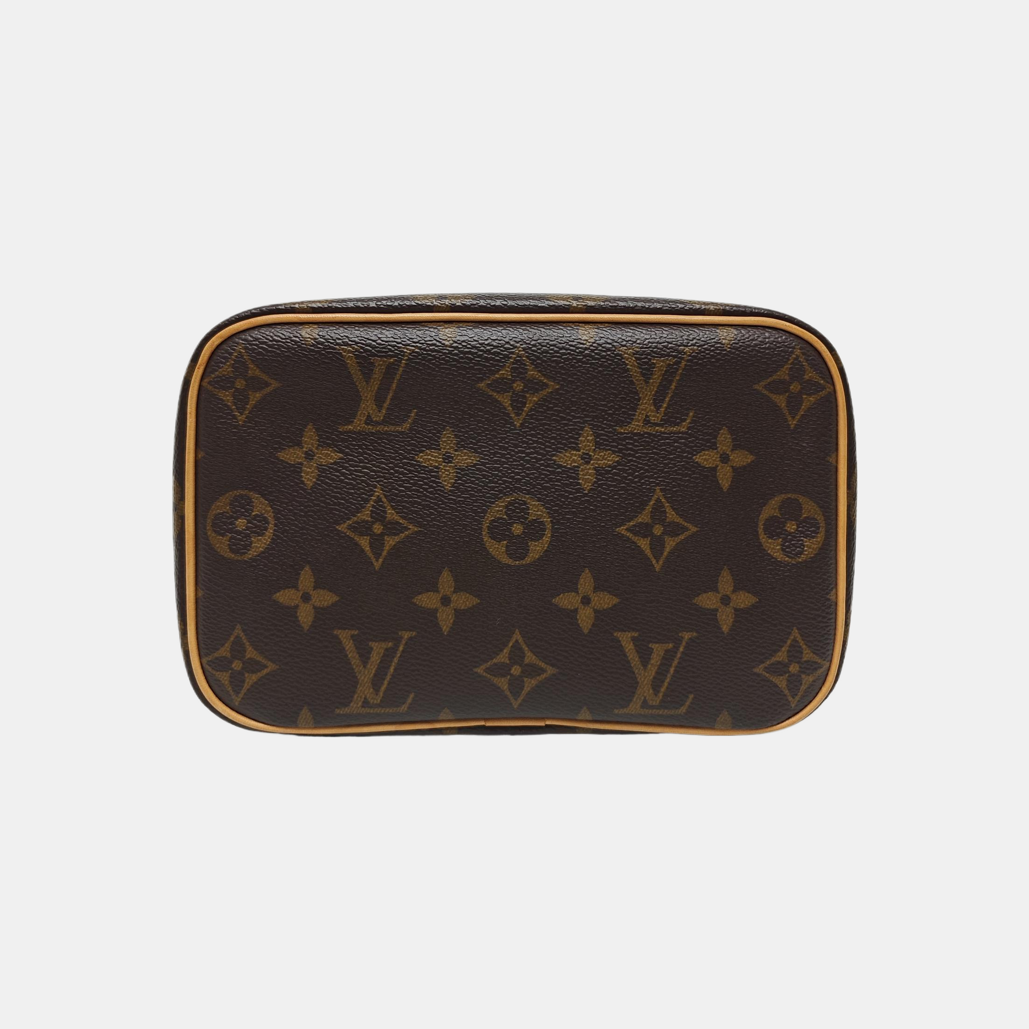 NICE Mini Monogram Coated Canvas Brown