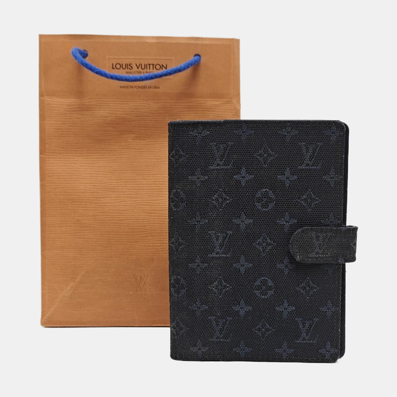 Fabric Notebook Cover Blue