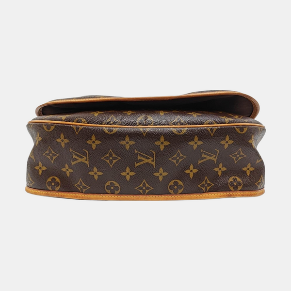 MENILMONTANT MM Monogram Coated Canvas Brown