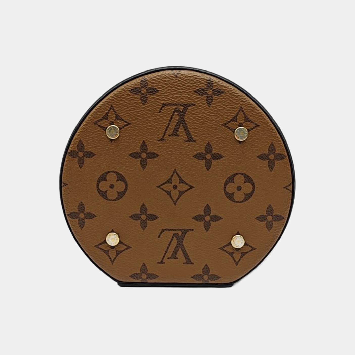 CANNES PM Monogram Coated Canvas Brown