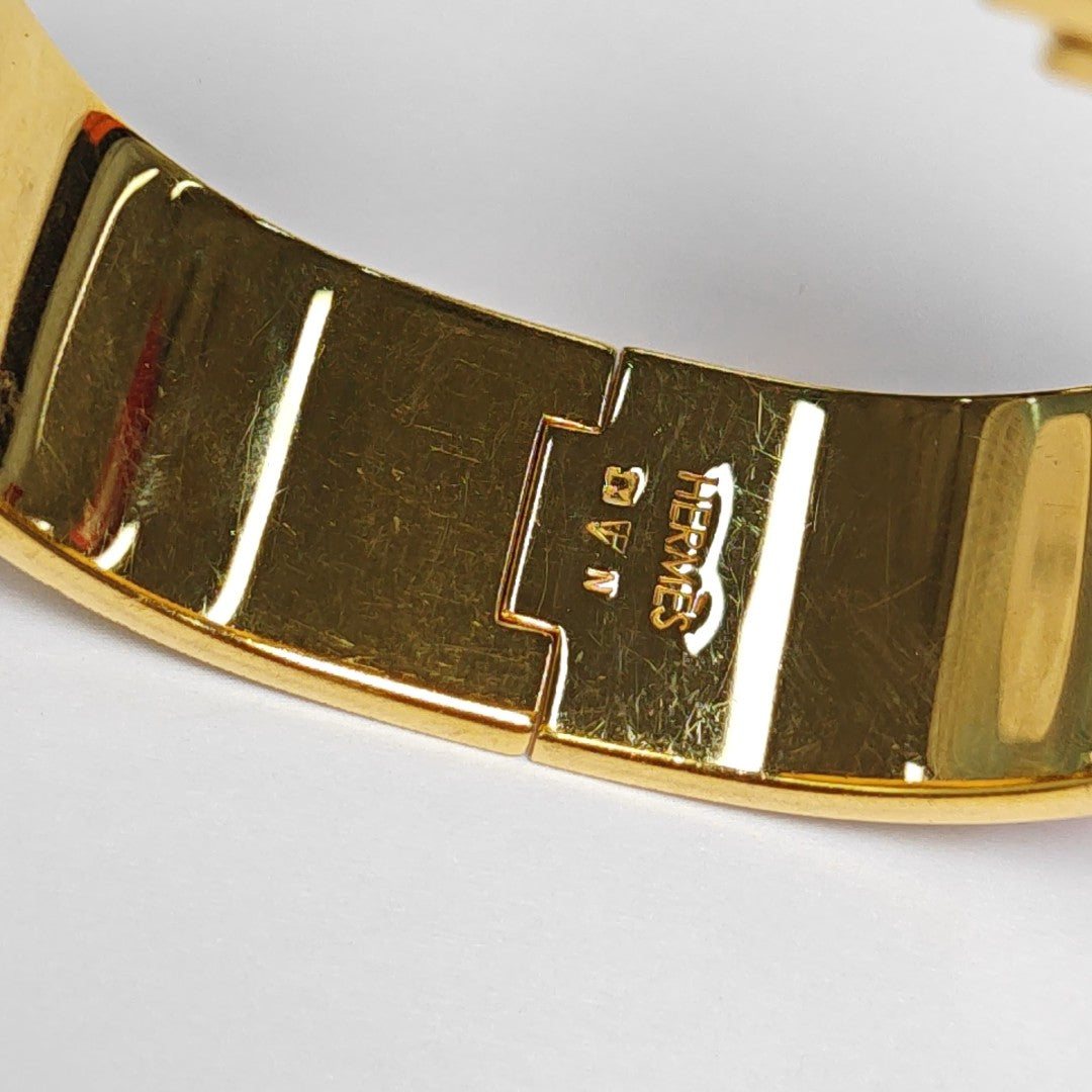 Clic Clac H Metal Gold Bangle