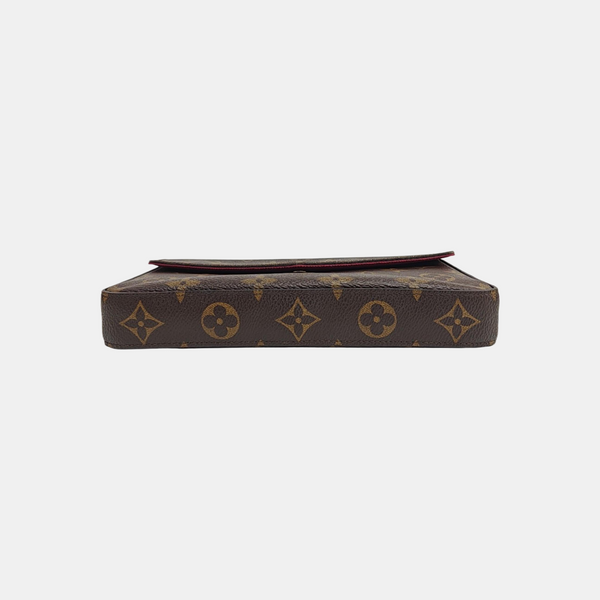 FÉLICIE Monogram Coated Canvas Brown