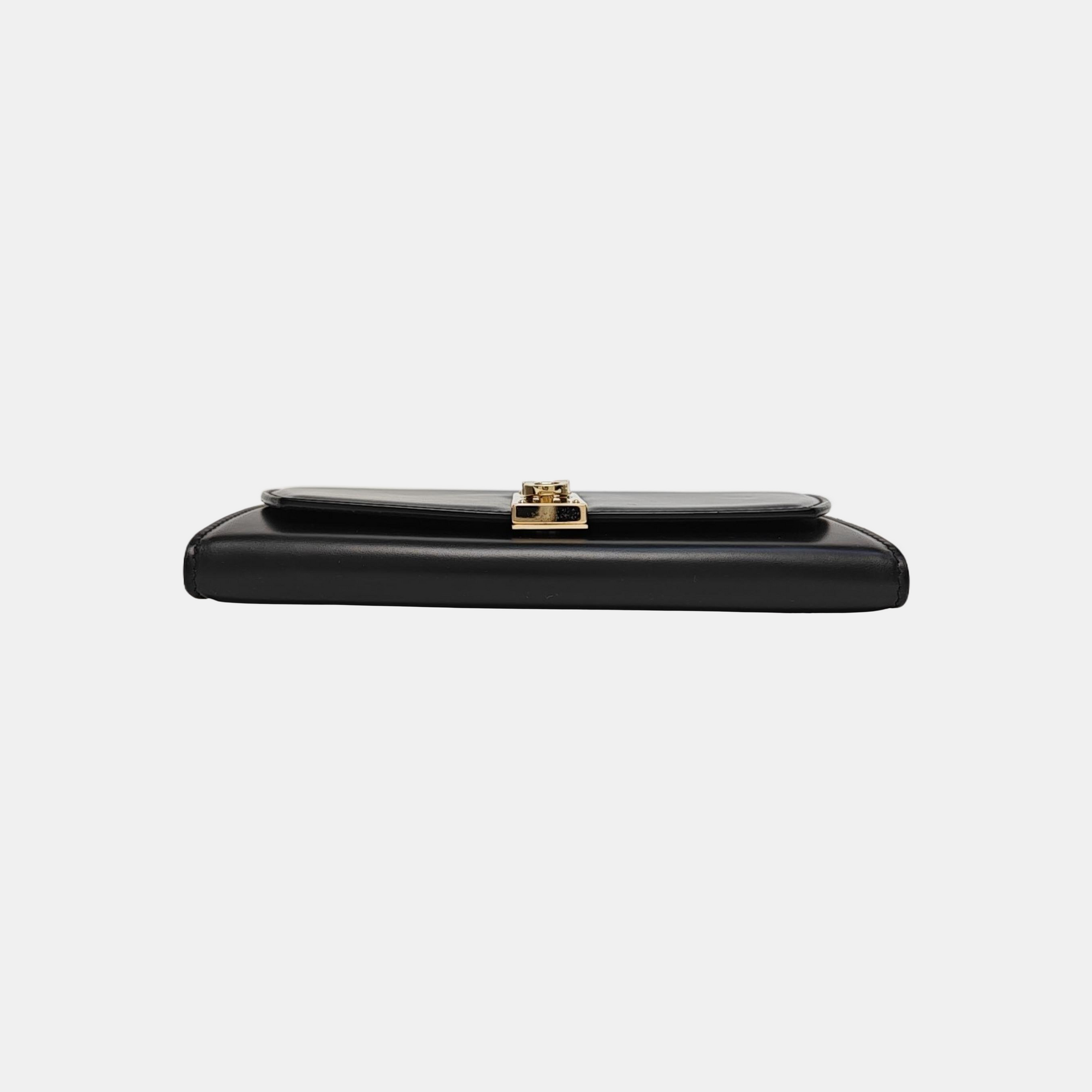 Boxyz Calfskin Black Wallet