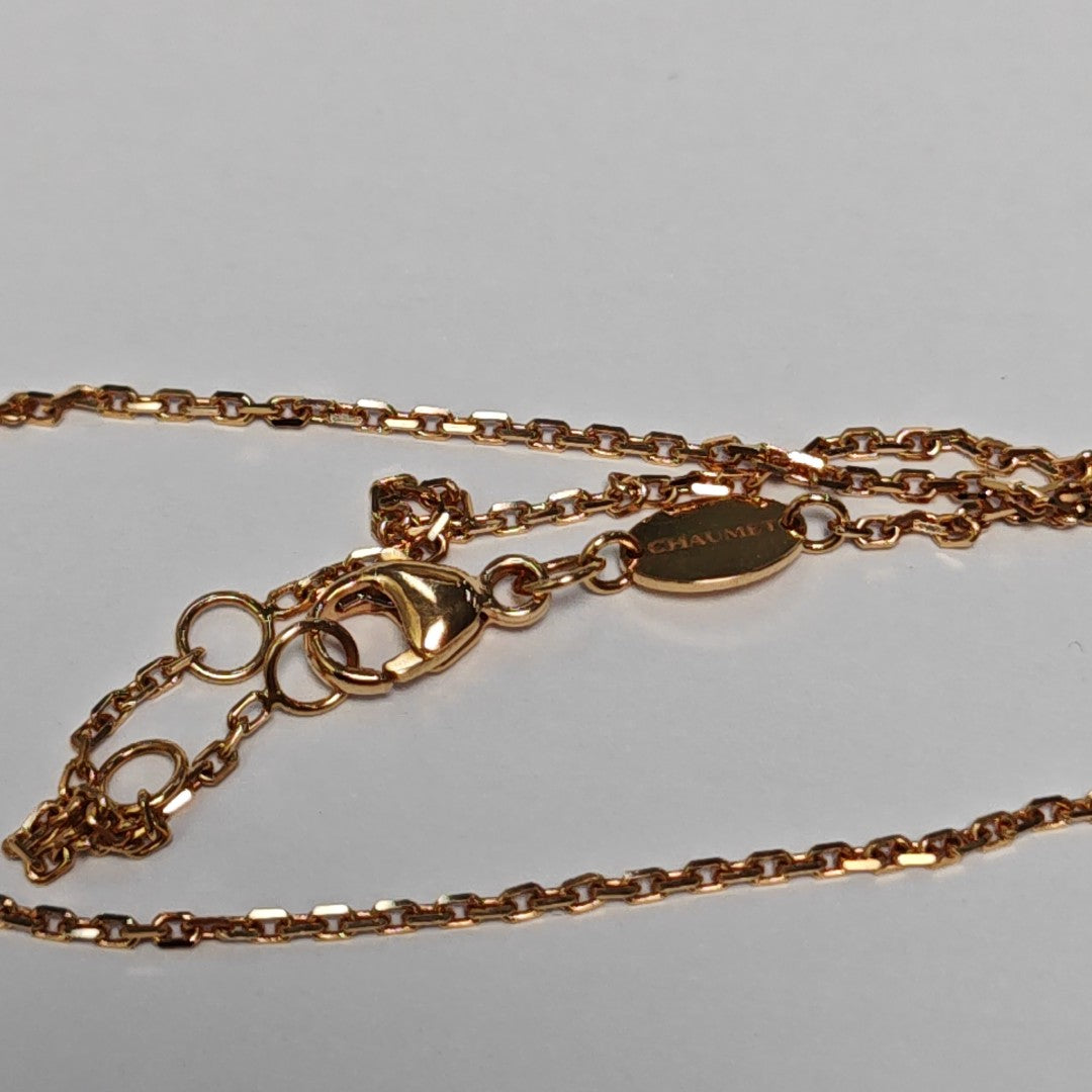 Jeux De Liens 18k Rose Gold Necklace