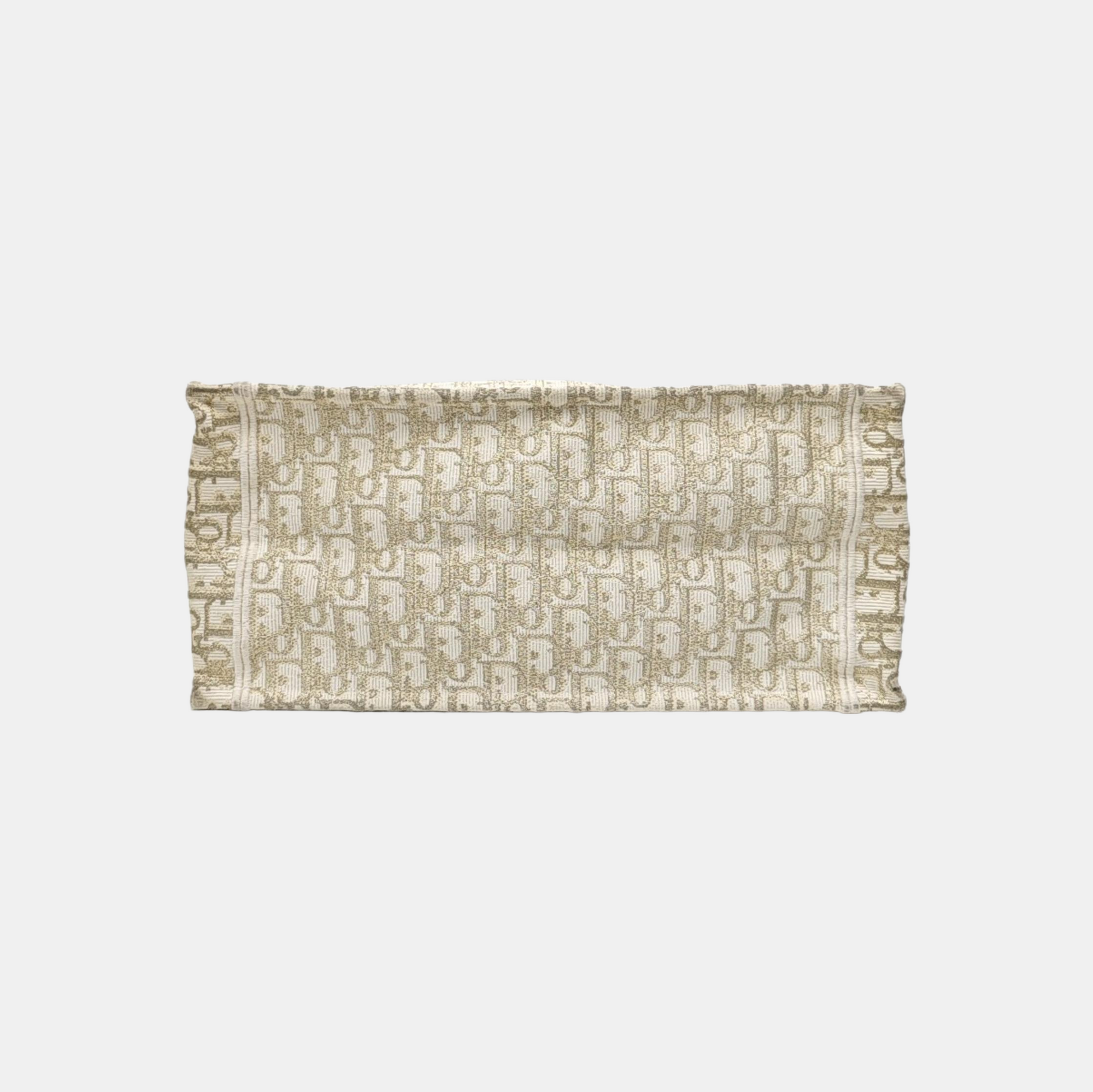 Book Tote Medium Oblique Canvas Gold