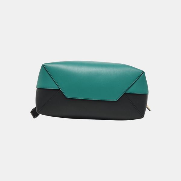 TWISTED CABAS Small Calfskin Green