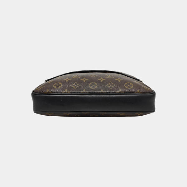 Monogram Coated Canvas Shoulder Bag Brown
