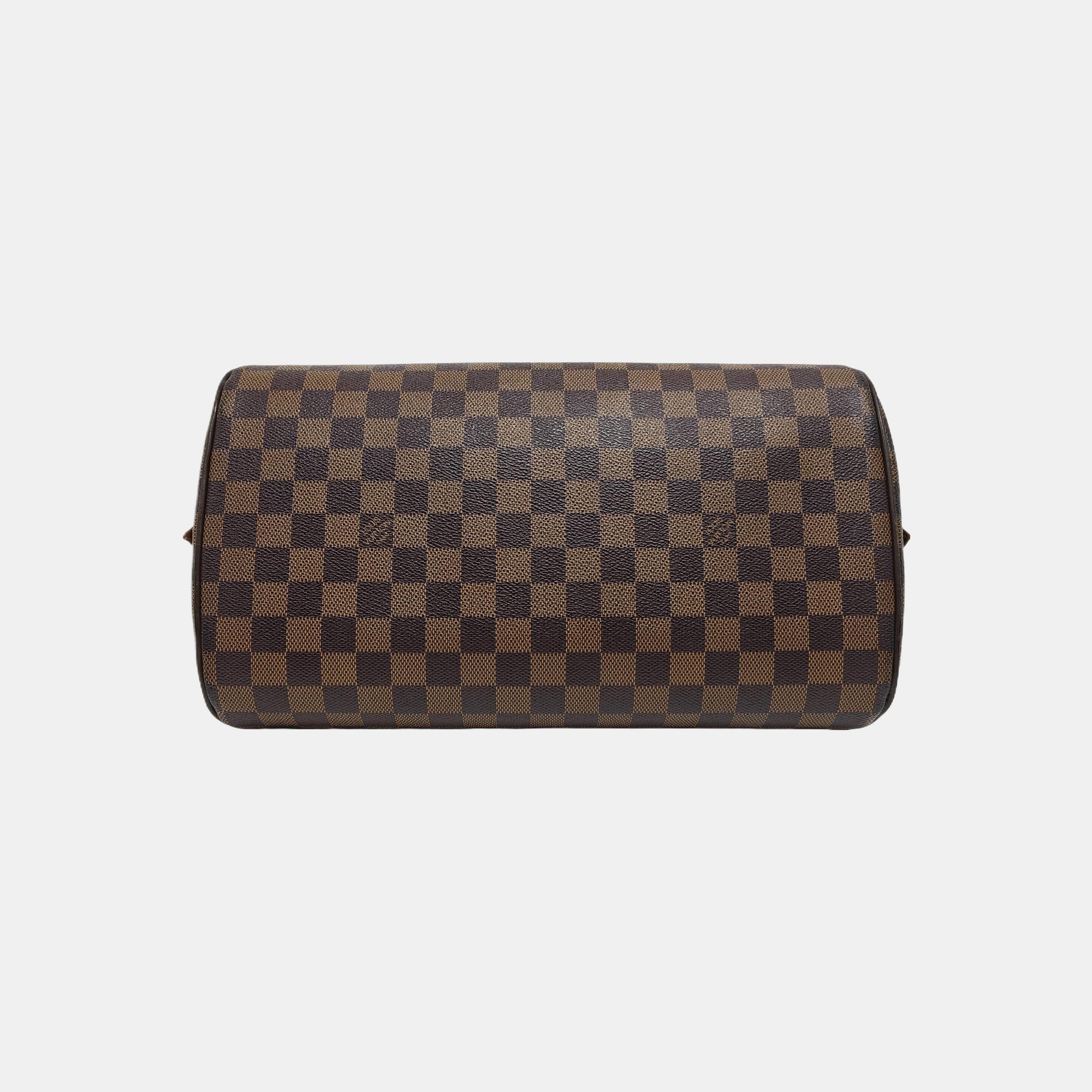 RIBERA MM Damier Ebene Coated Canvas Brown