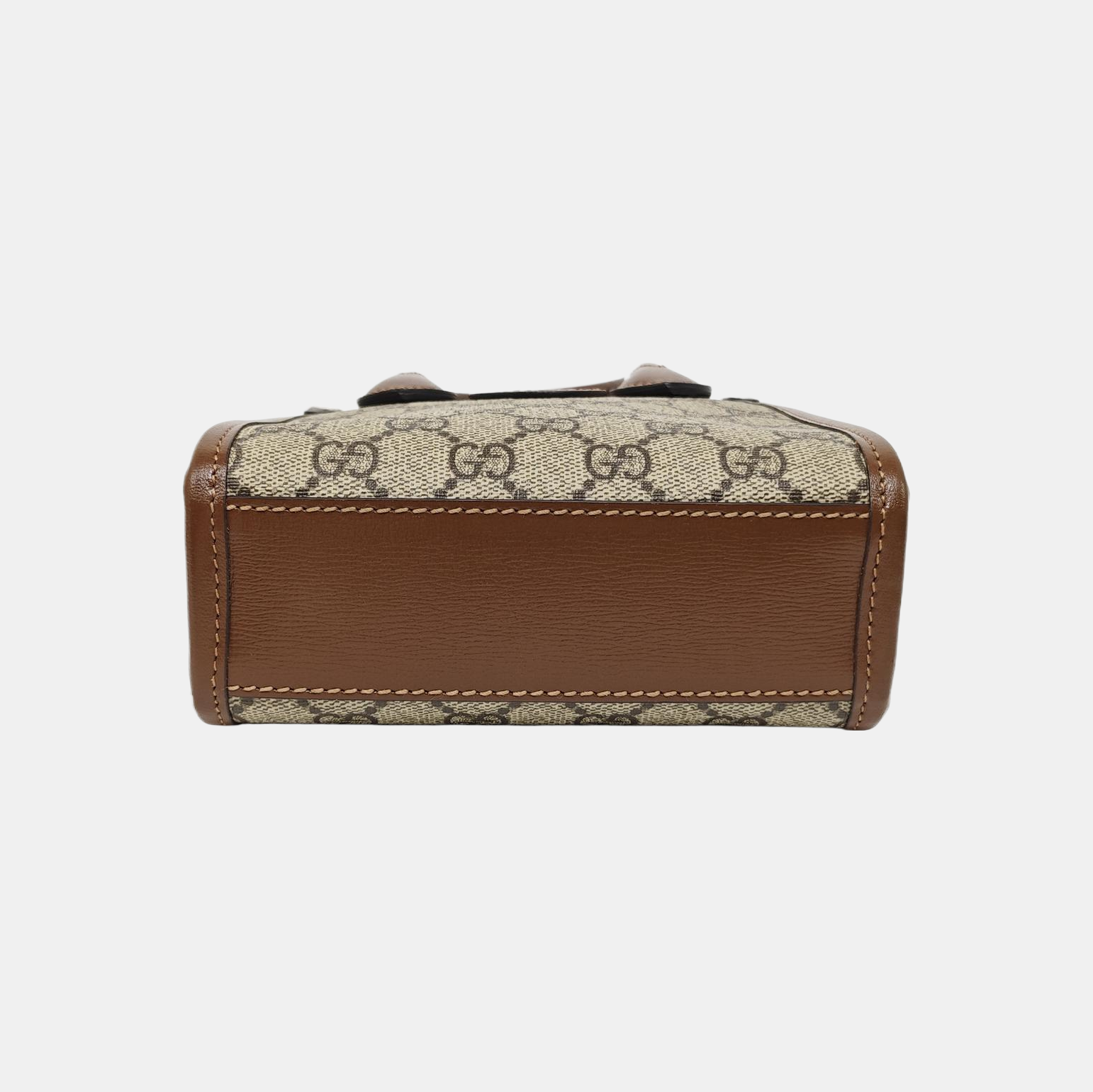 Retro Mini Monogram Coated Canvas Beige