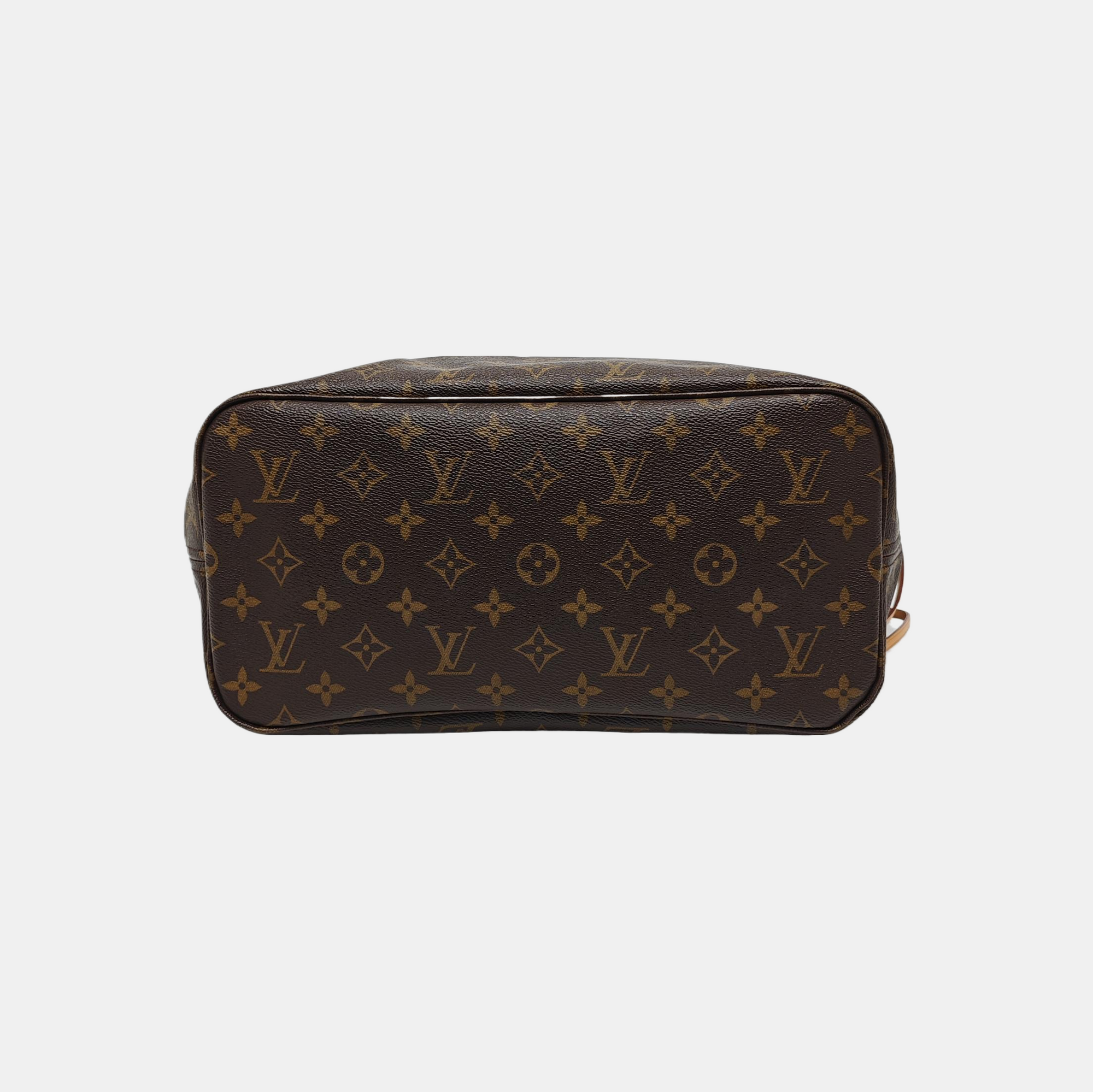 NEVERFULL MM Monogram Coated Canvas Brown