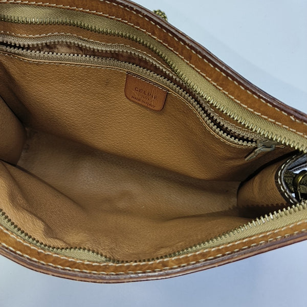 MACADAM CLUTCHES Coated Canvas Brown
