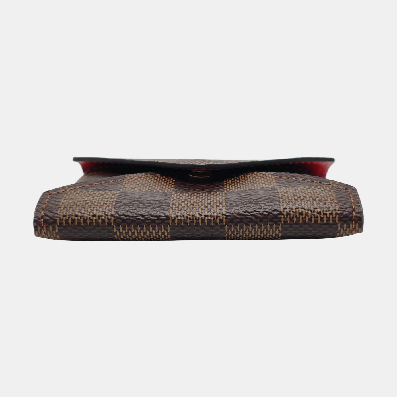 KIRGAMI Damier Ebene Coated Canvas Brown Wallet
