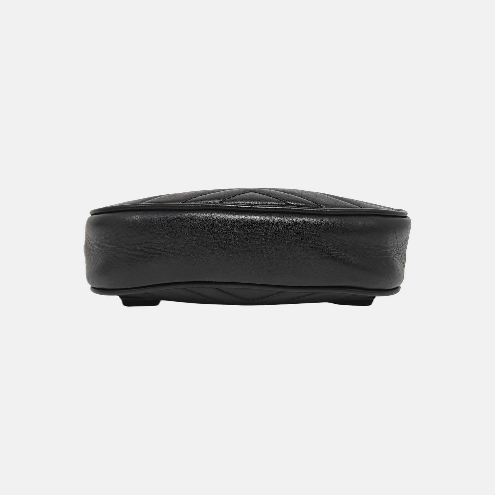 GG Marmont Super Mini Quilted Calfskin Black