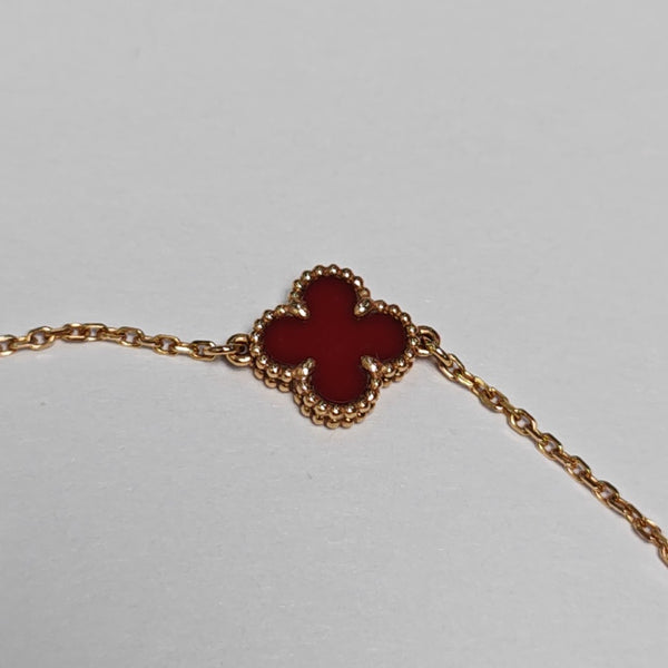 Sweet Alhambra 18k Rose Gold Bracelet