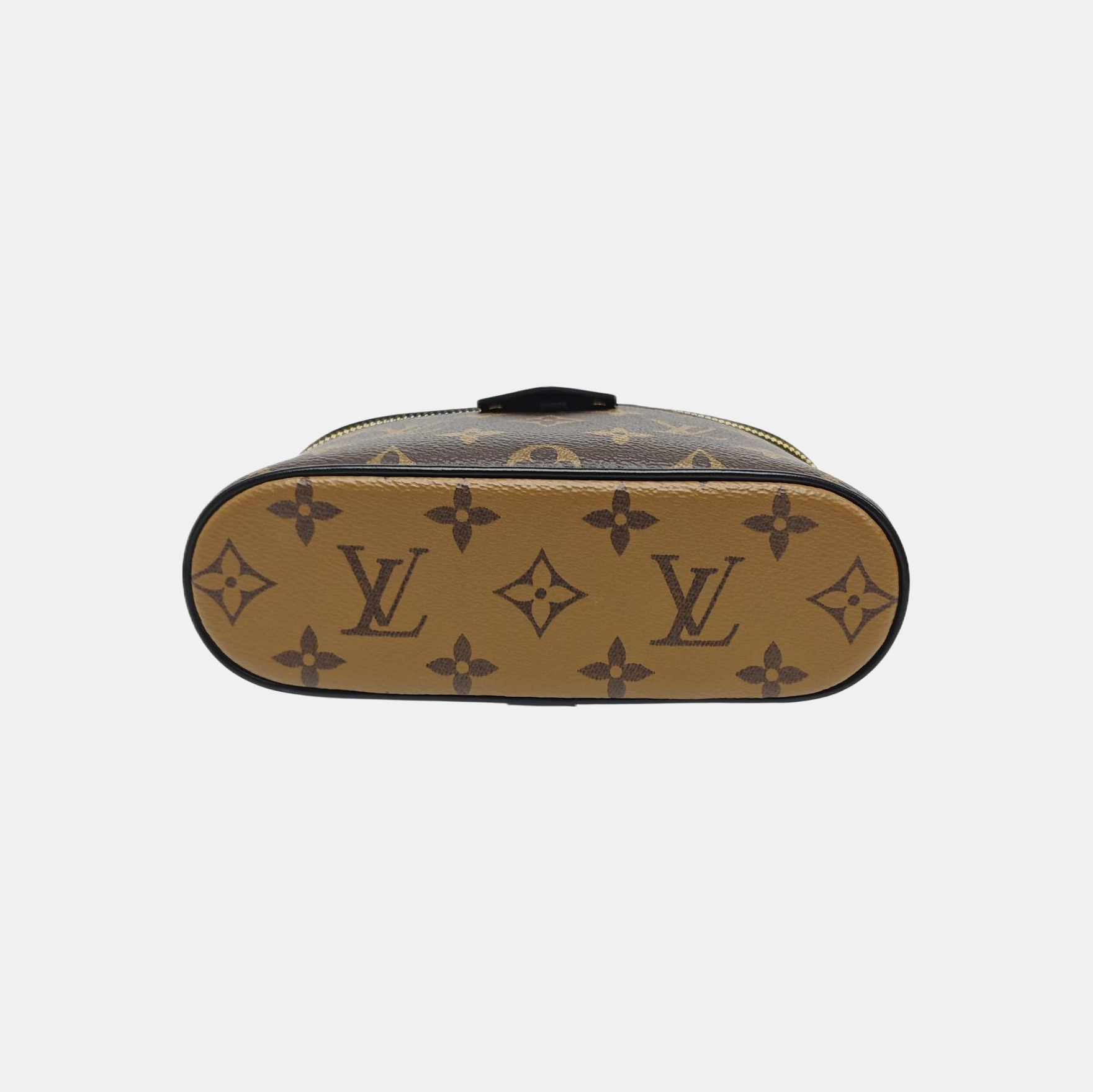 Vanity Chain Pouch Monogram Coated Canvas Brown