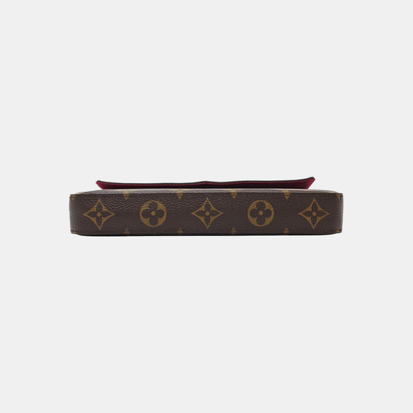 FÉLICIE Monogram Coated Canvas Brown