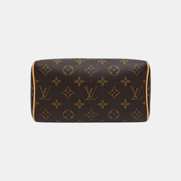SPEEDY 20 Monogram Coated Canvas Brown