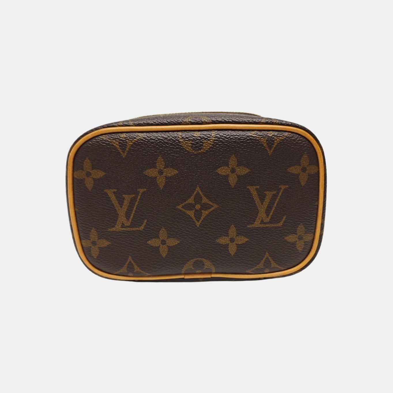 NICE Super Mini Monogram Coated Canvas Brown