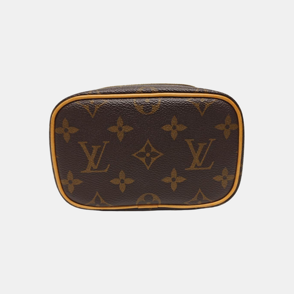 NICE Super Mini Monogram Coated Canvas Brown