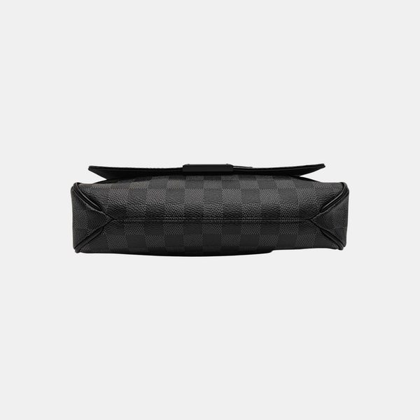 DISTRICT PM Damier Graphite Coated Canvas Gray
