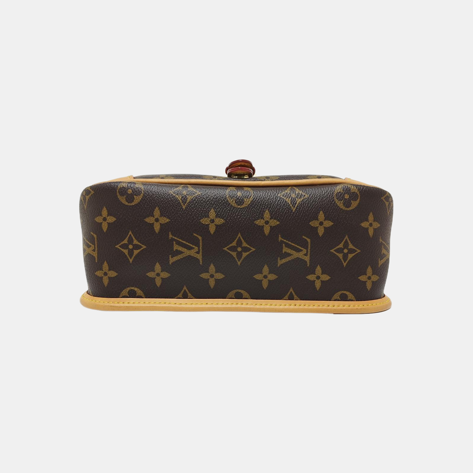 DIANE Monogram Coated Canvas Brown