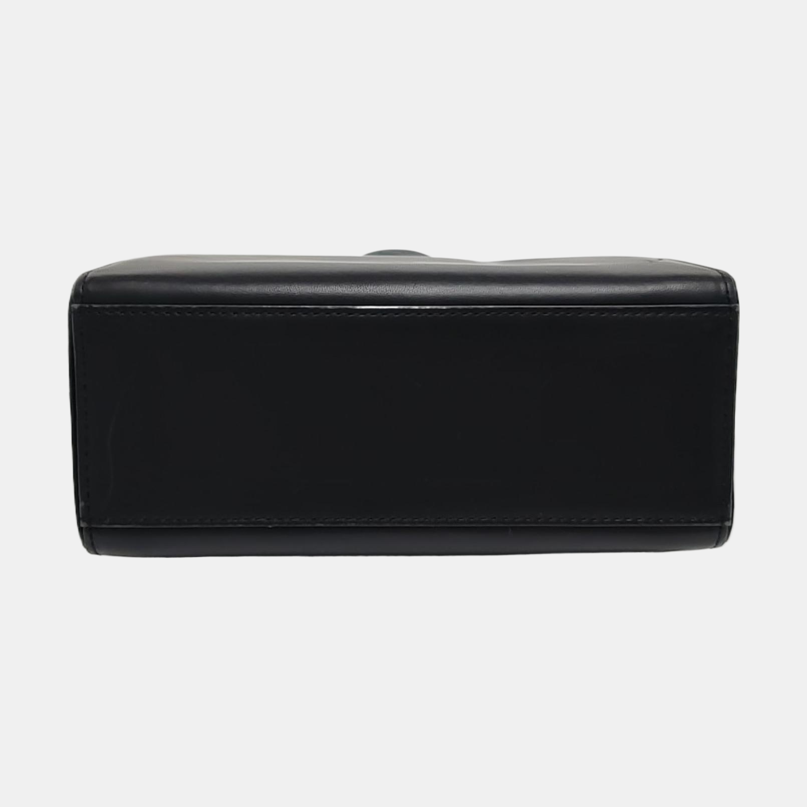 Calfskin Top Handle Bag Black