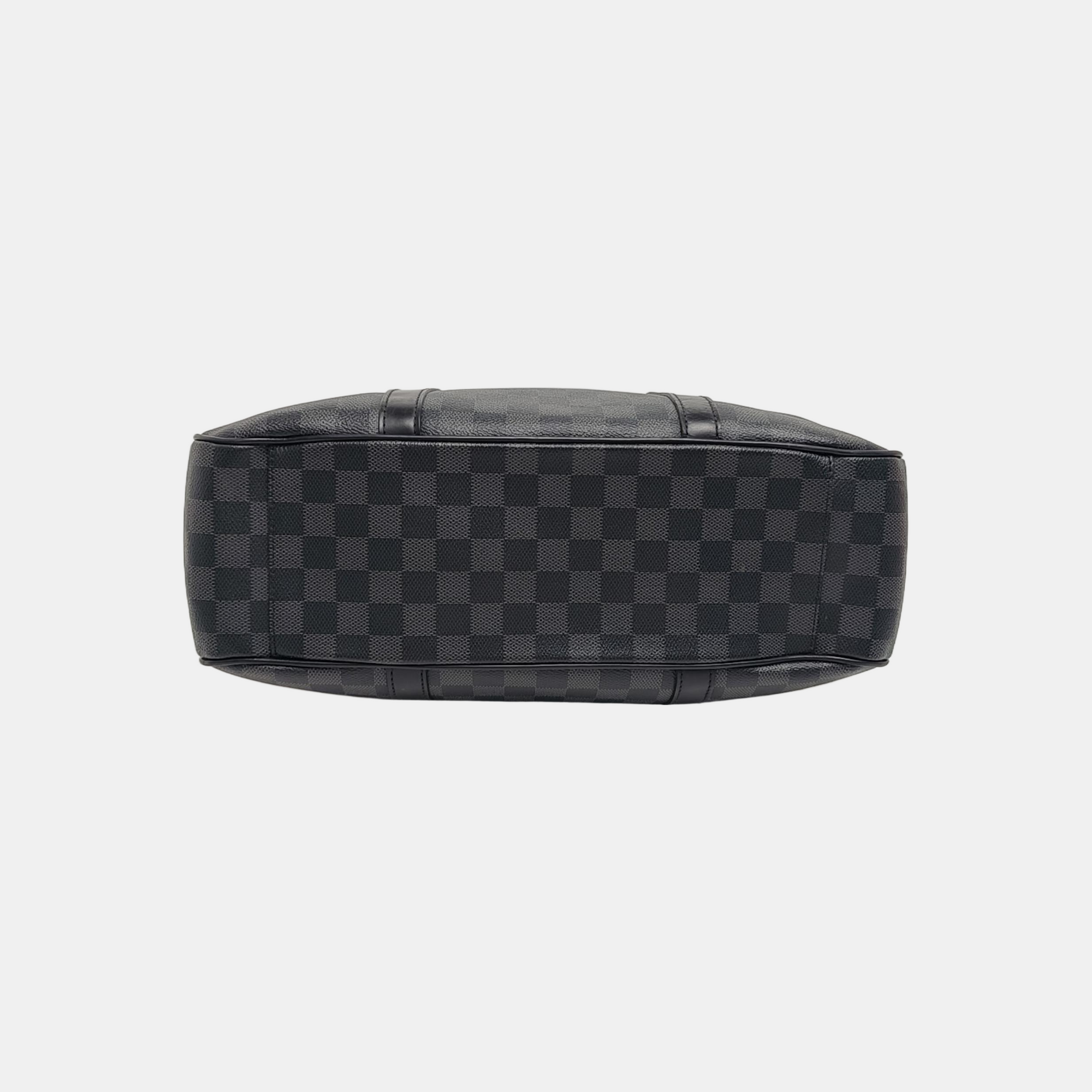 TADAO MM Damier Graphite Coated Canvas Gray