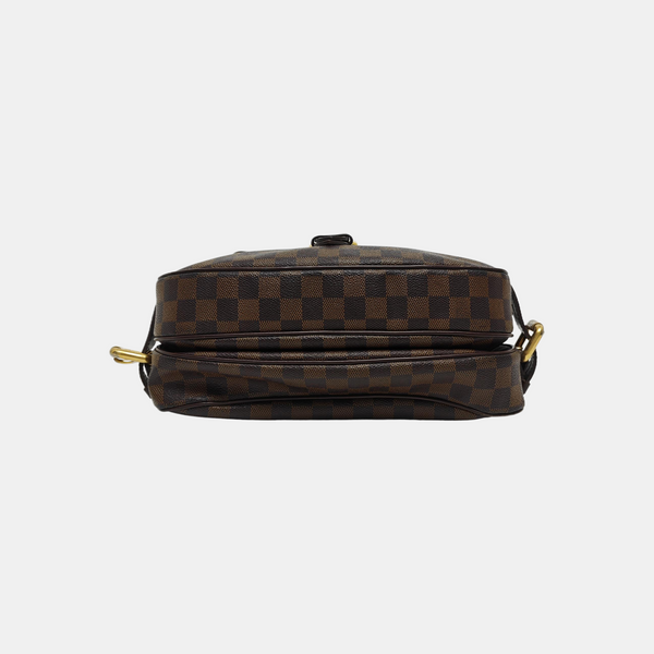HIGHBURY Damier Ebene Coated Canvas Brown