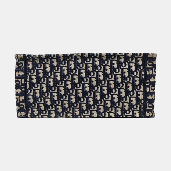 Authenticated pre-owned  Book Tote Medium Canvas Blue - Tote Bag at Looply