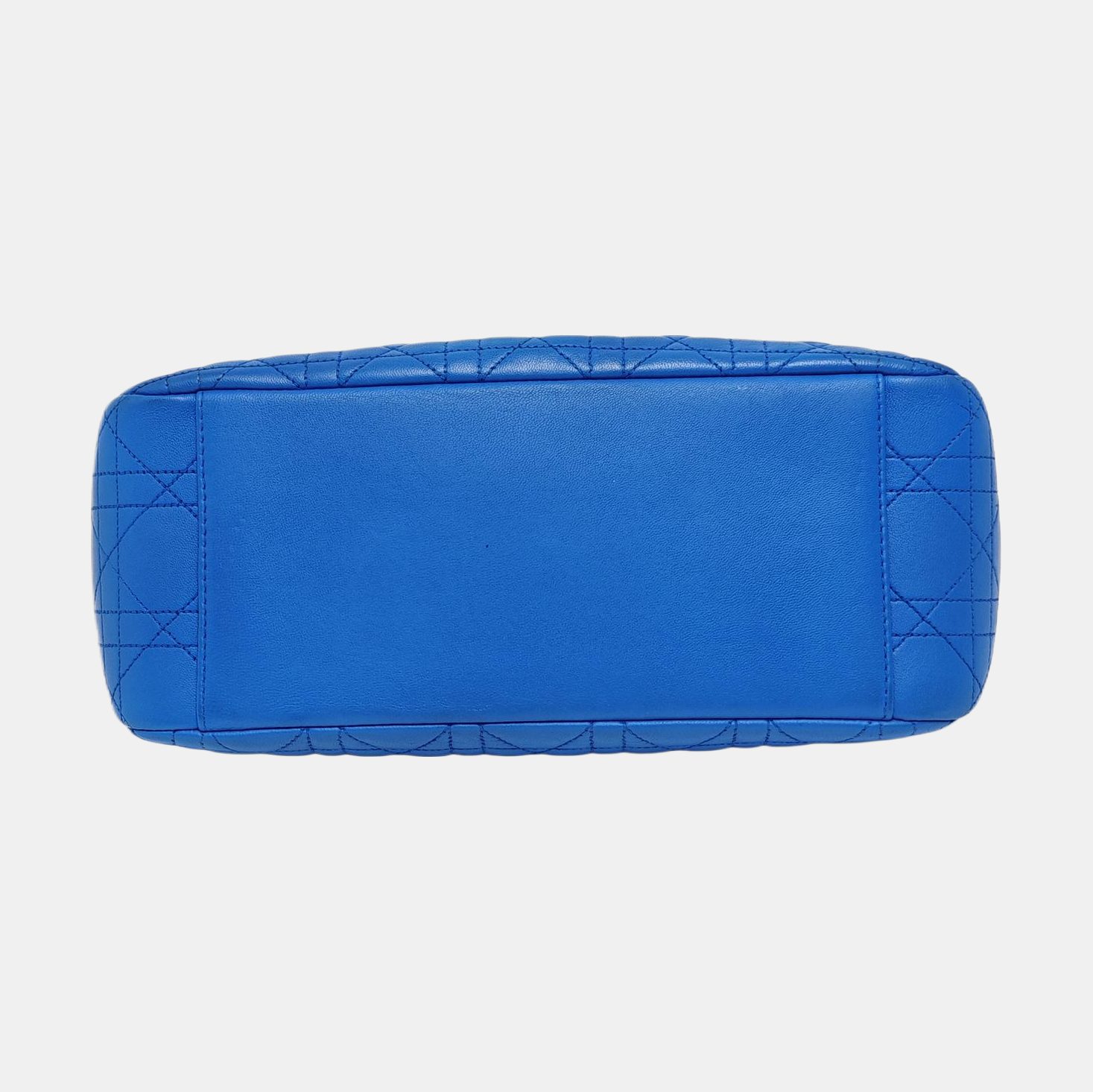 Authenticated pre-owned  Miss Dior Cannage Lambskin Blue - Crossbody Bag at Looply