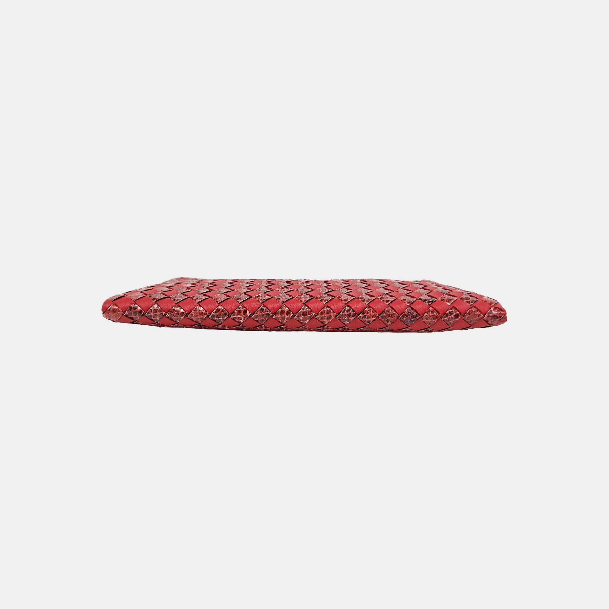 Calfskin Clutch Red