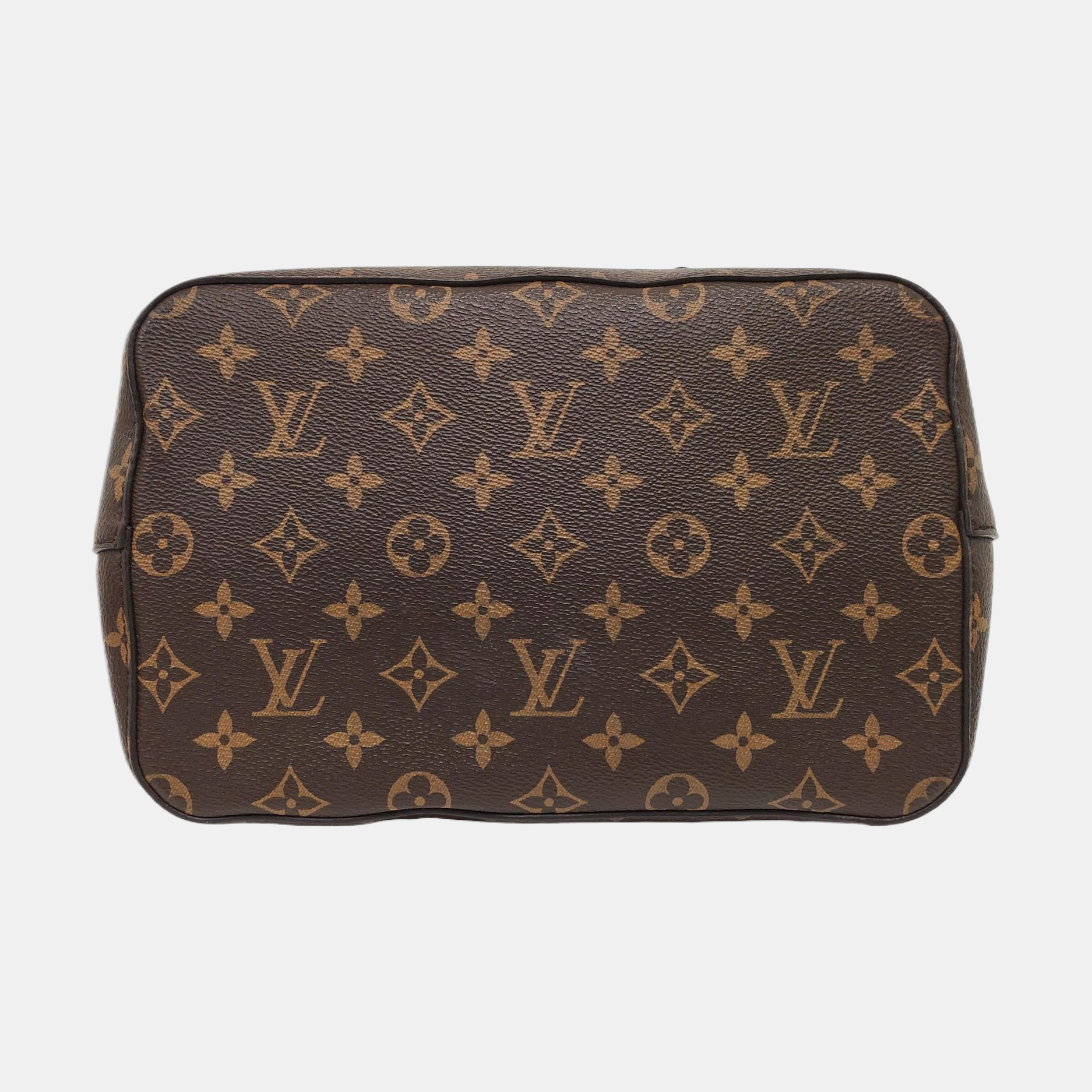 Authenticated pre-owned  NÉONOÉ MM Monogram Coated Canvas Brown - Bucket Bag at Looply