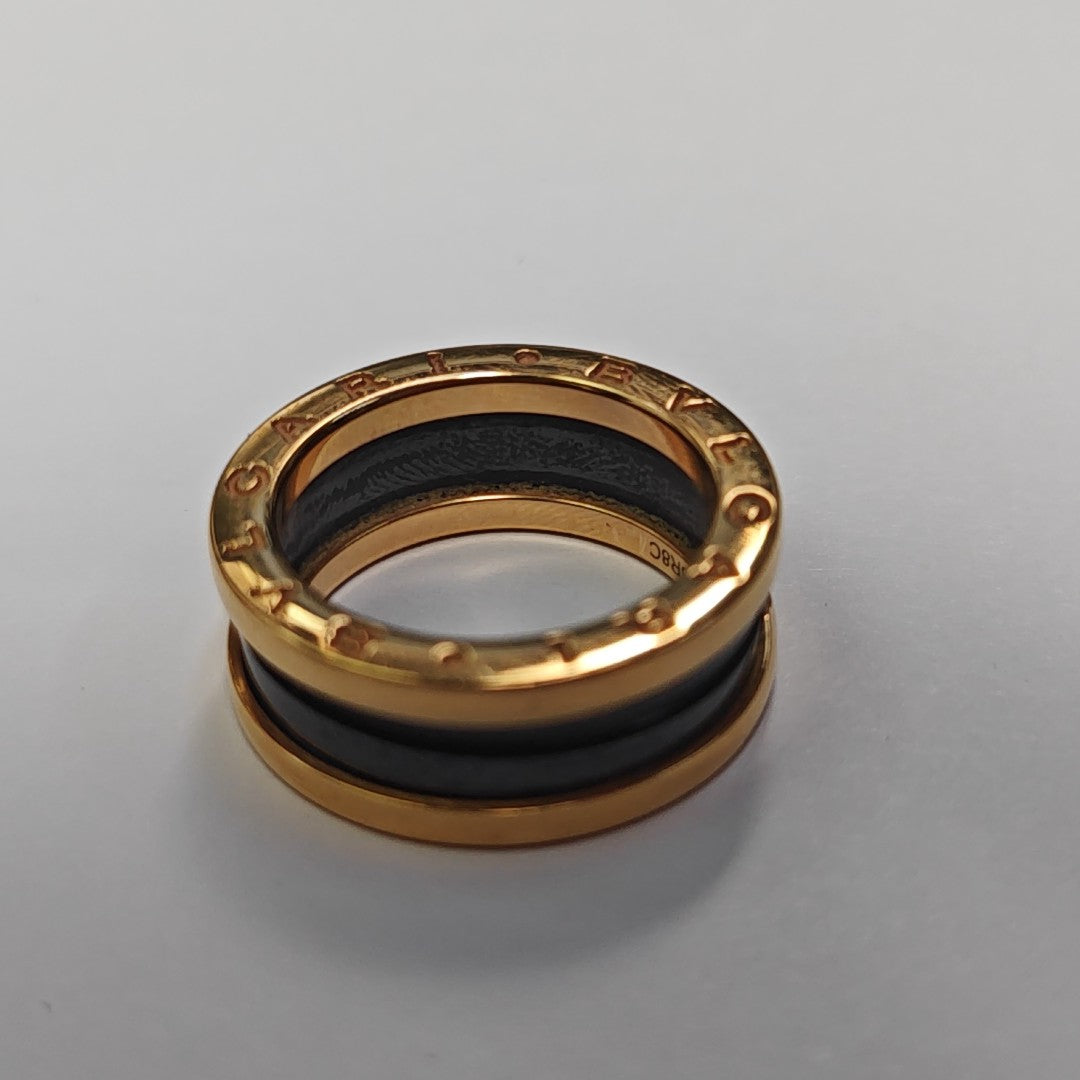 B.ZERO1 18k Rose Gold Ring EU 53
