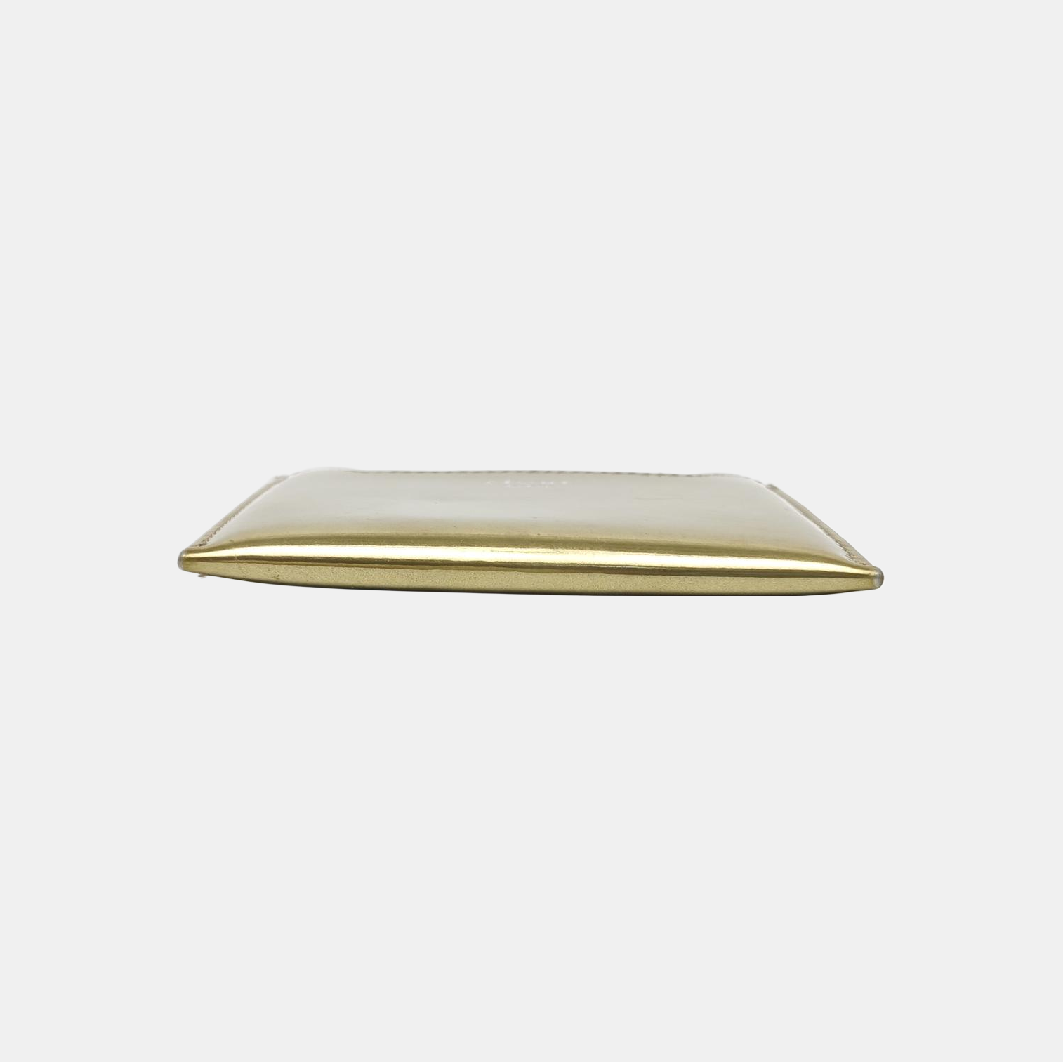 Patent Leather Card Holder Yellow