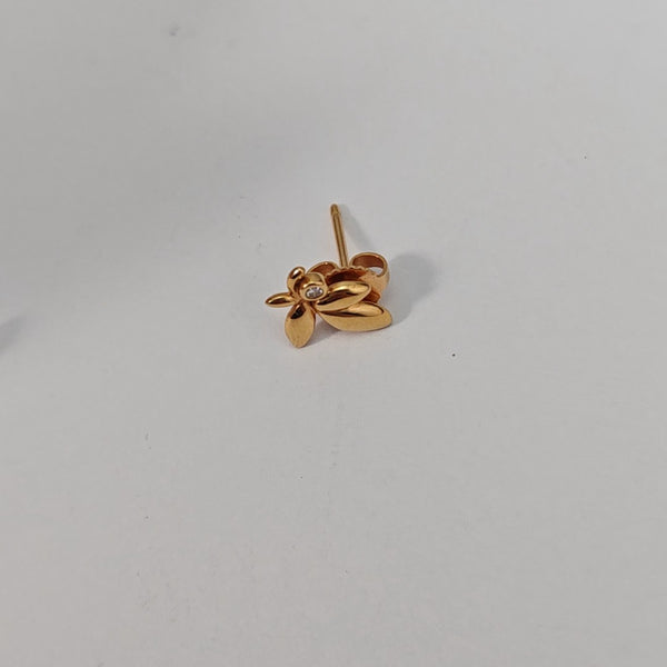 18k Rose Gold Stud Earrings