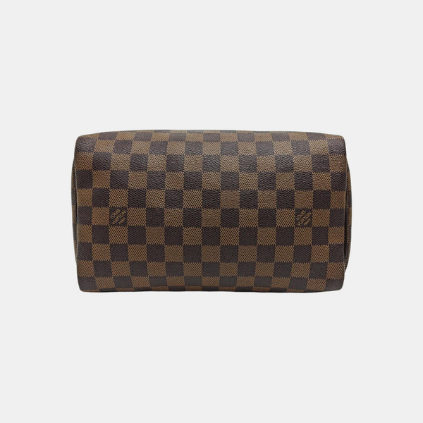 SPEEDY 25 Damier Ebene Coated Canvas Brown