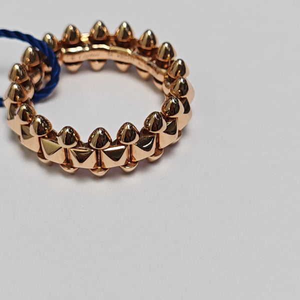 CLASH DE CARTIER 18k Rose Gold Ring EU 54