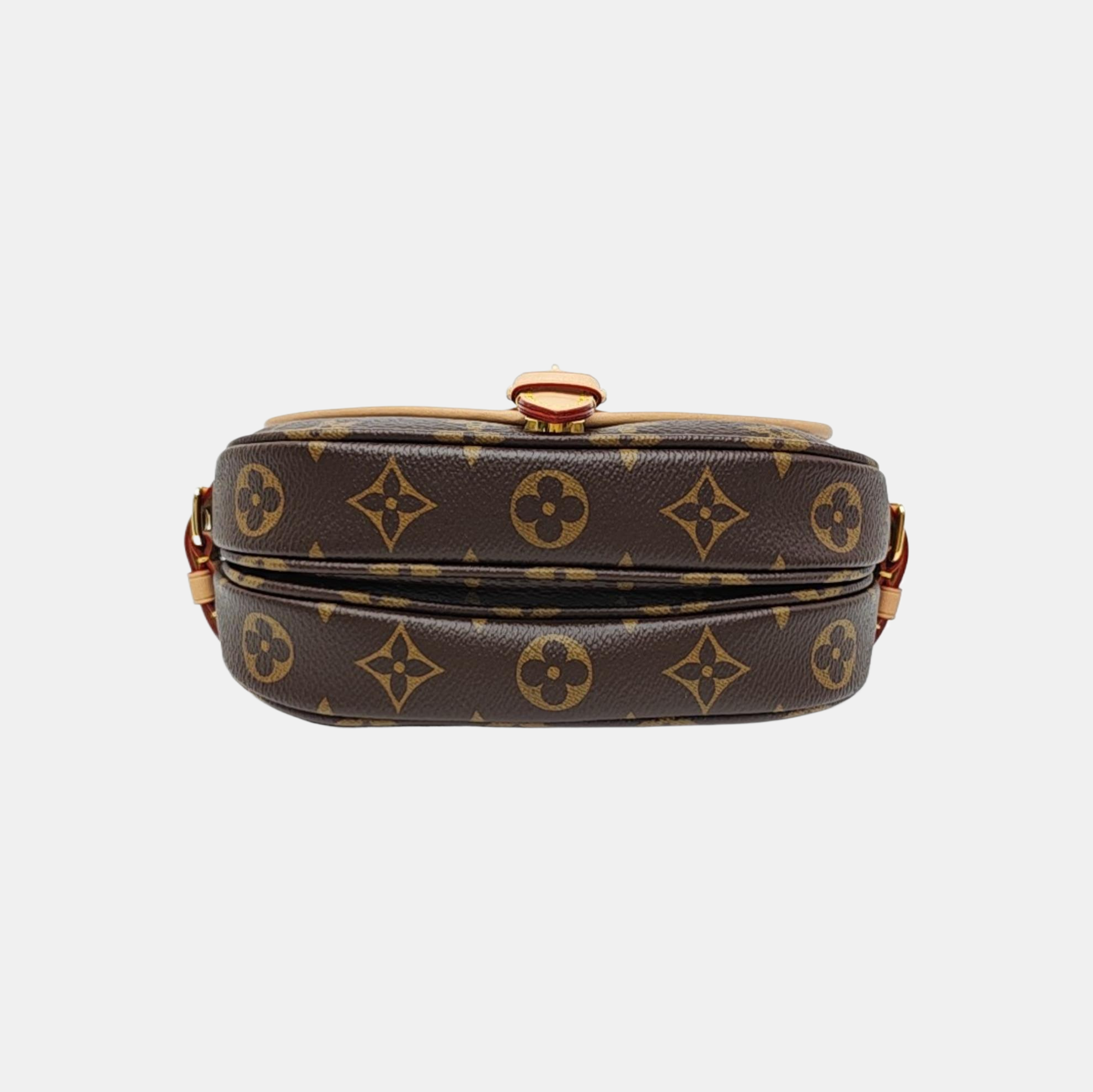 SAUMUR BB Monogram Coated Canvas Brown